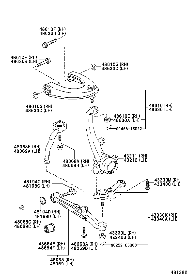 Front Axle Arm Steering Knuckle