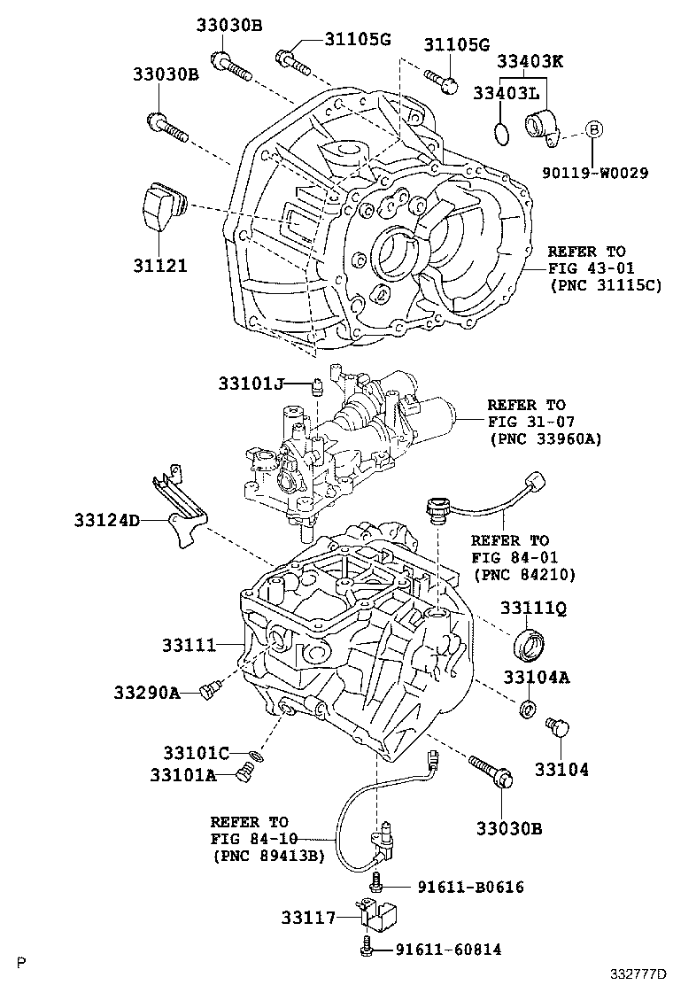 Clutch Housing + Transmission Case