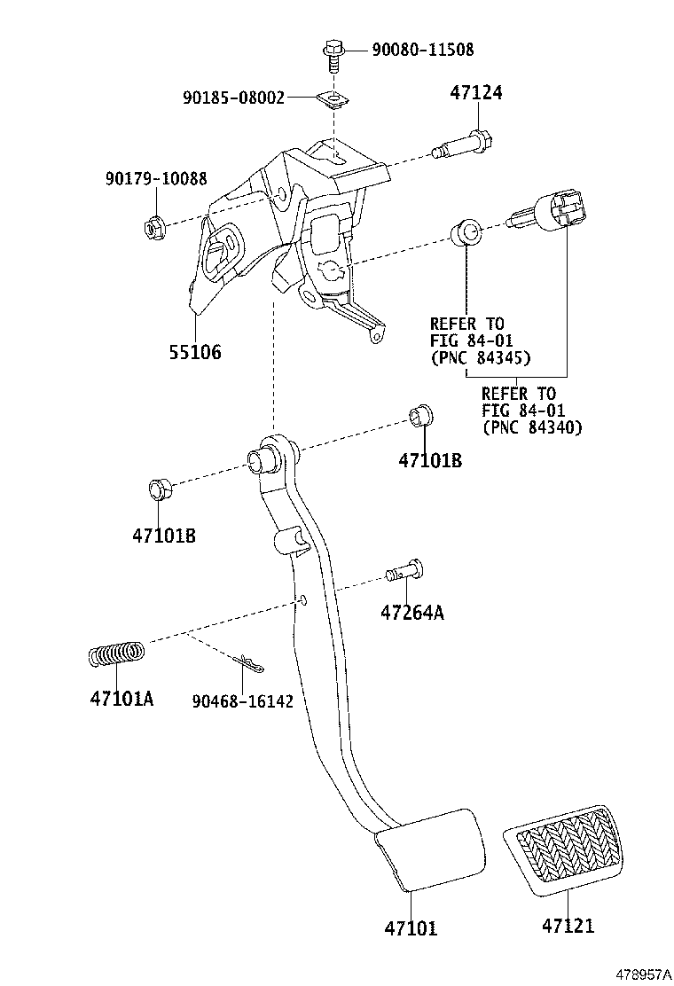Brake Pedal & Bracket