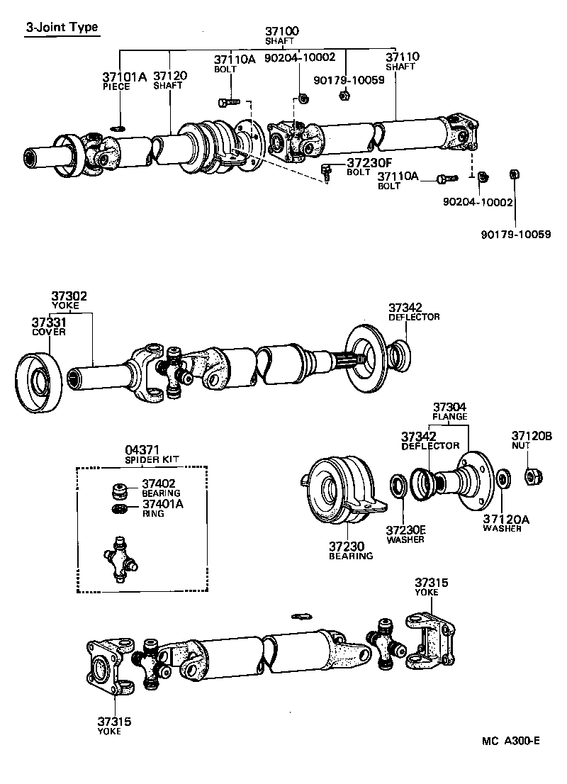 Propeller Shaft & Universal Joint