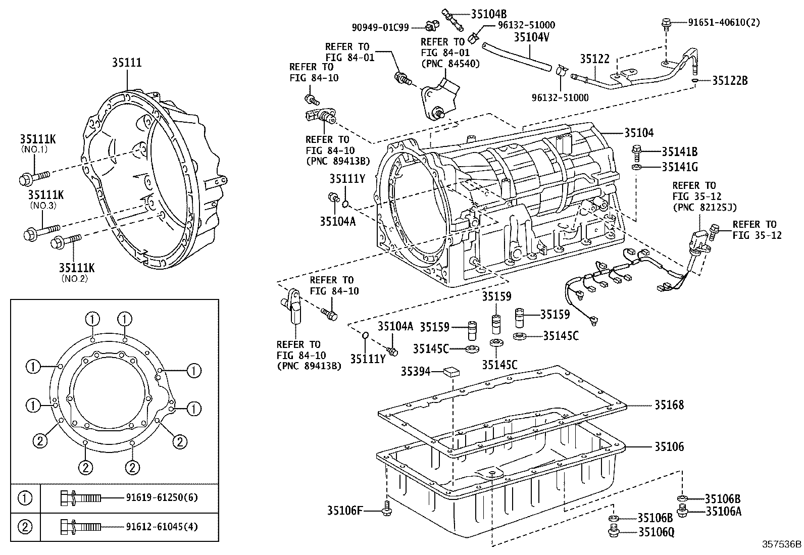 Transmission Case & Oil Pan