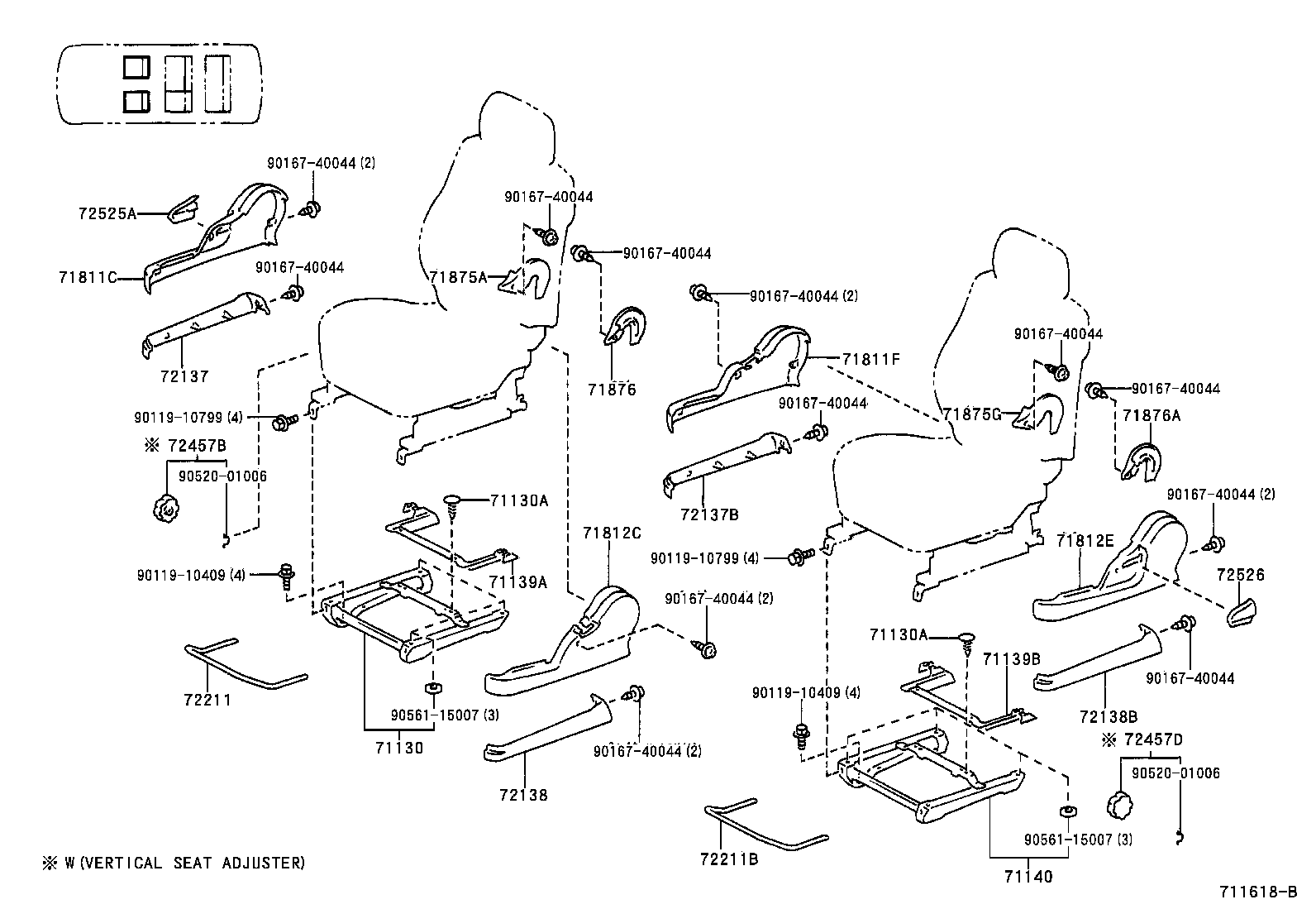 Seat & Seat Track