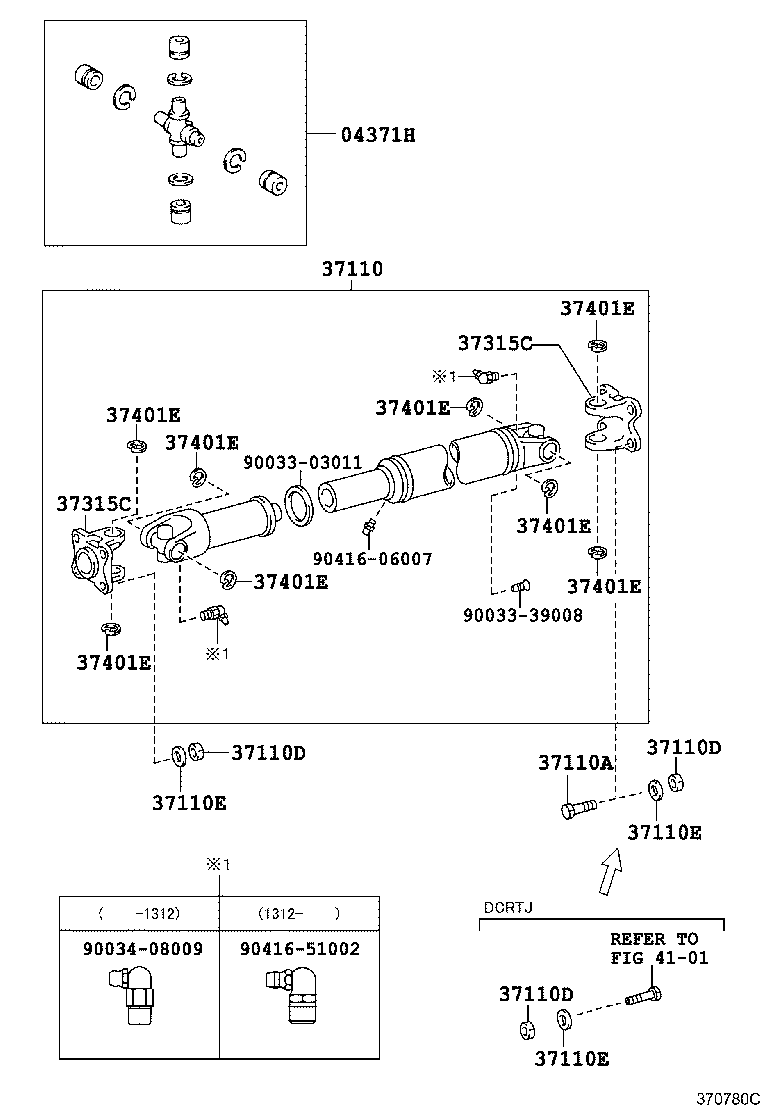 Propeller Shaft & Universal Joint