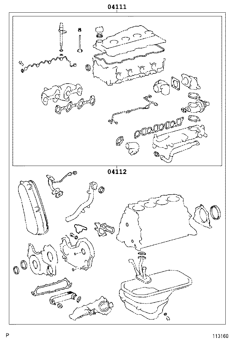 Engine Overhaul Gasket Kit