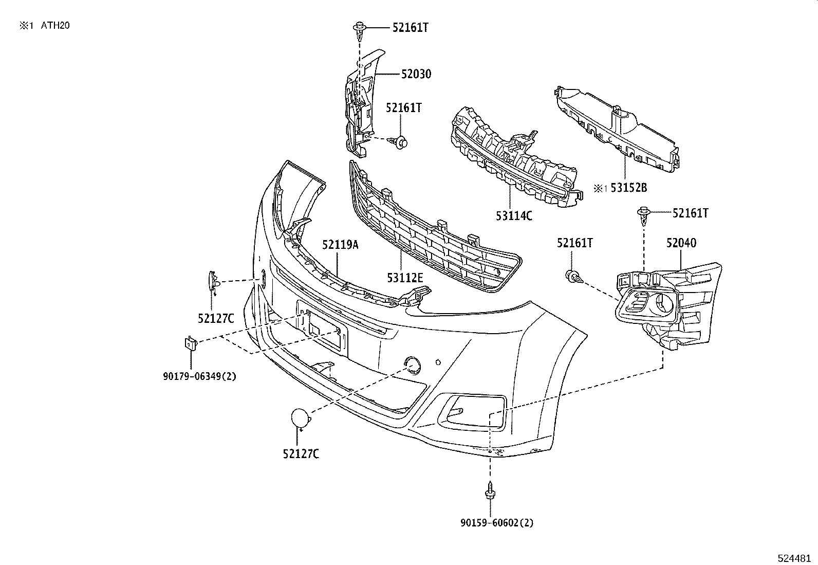 Front Bumper Bumper Stay