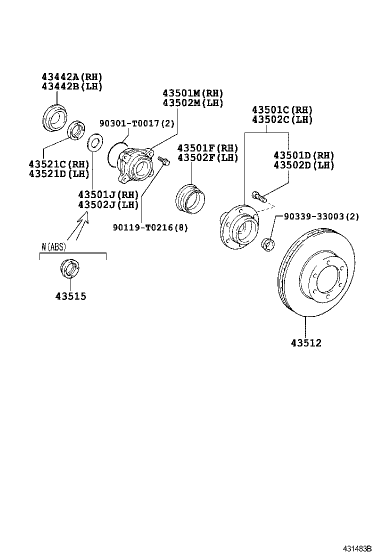 Front Axle Hub