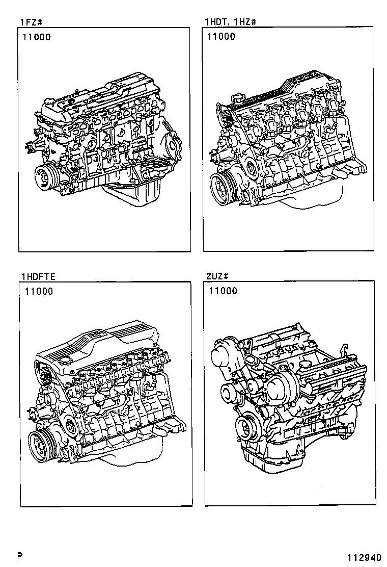 Conjunto parcial del motor
