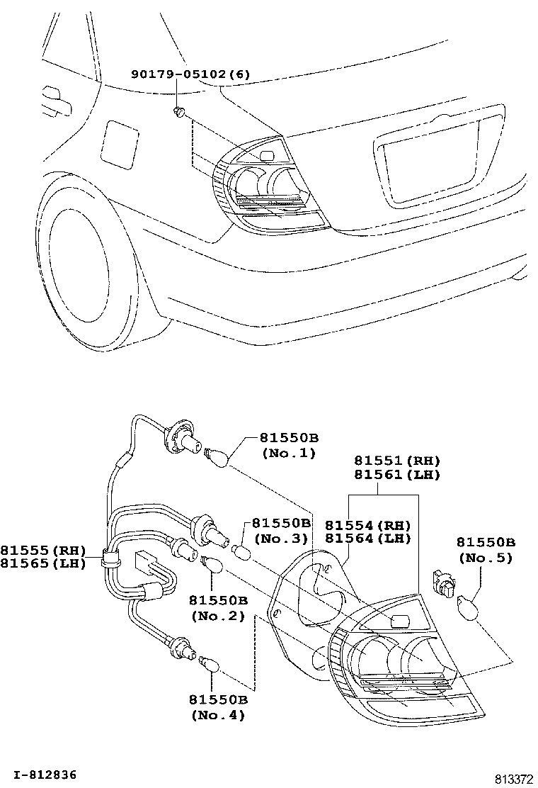 Lámpara combinada trasera