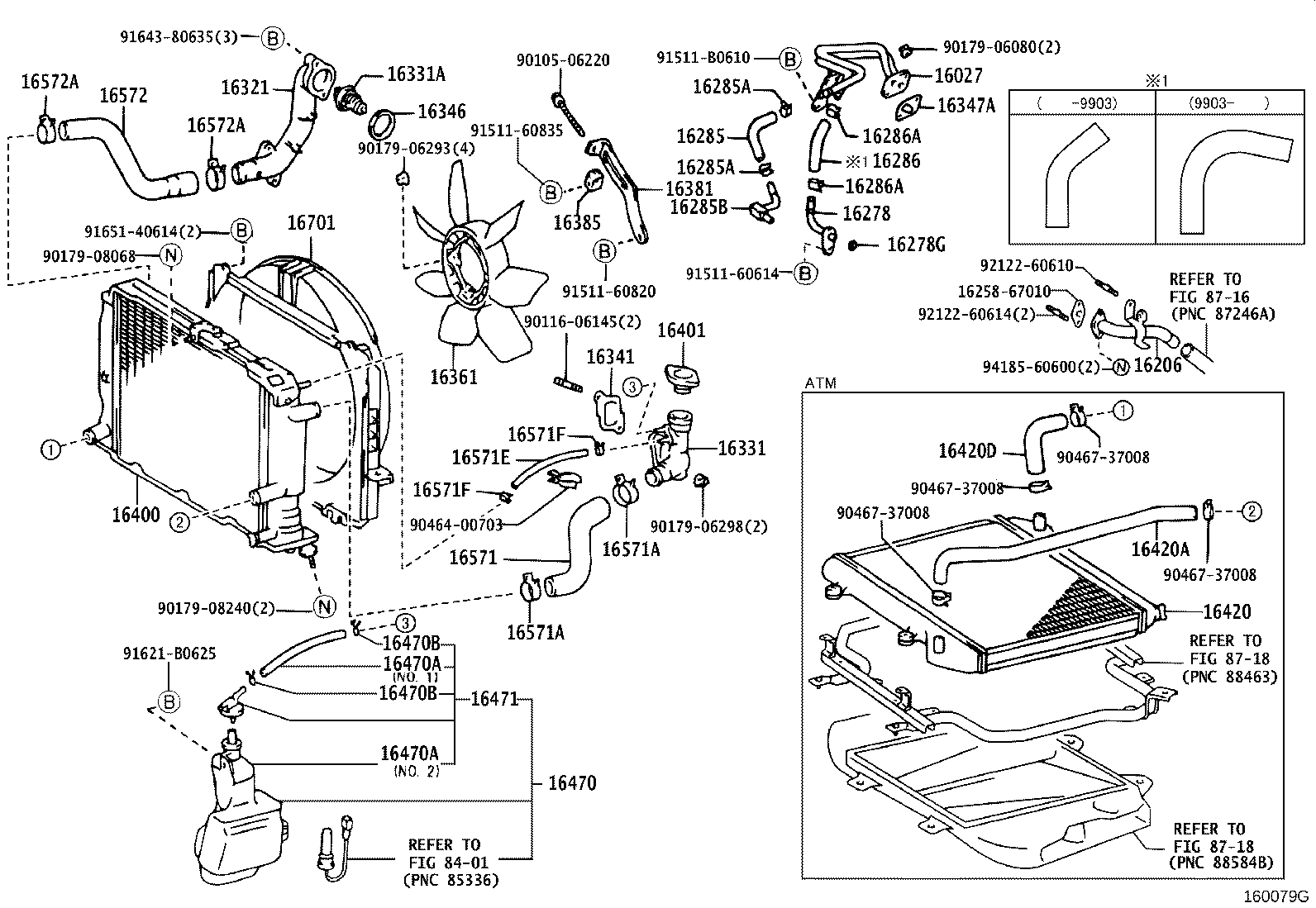Radiator Water Outlet