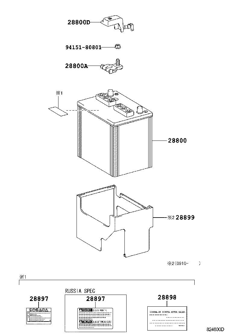 Battery Battery Cable