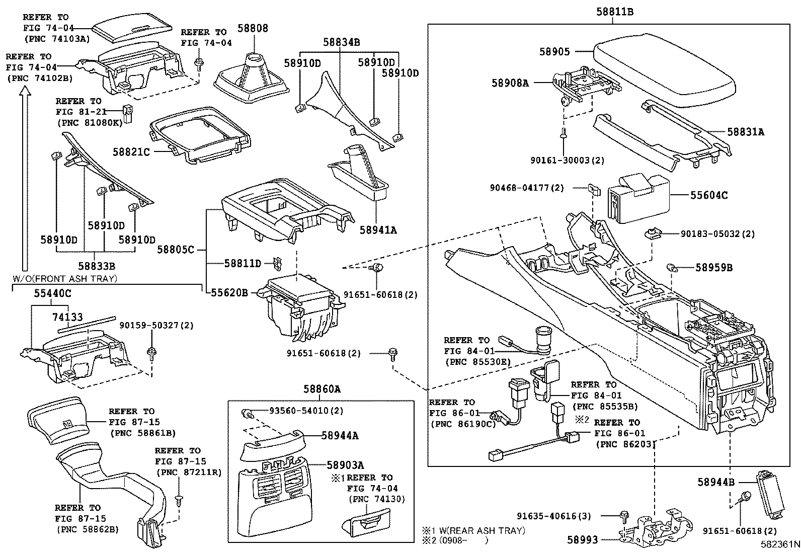 Console Box & Bracket