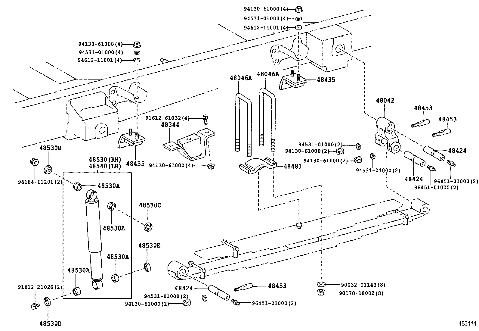 Rear Spring & Shock Absorber