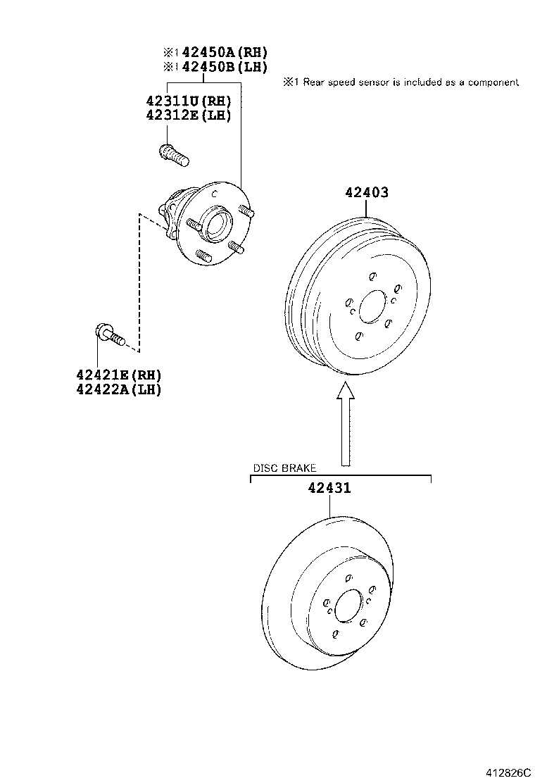 Rear Axle Shaft Hub