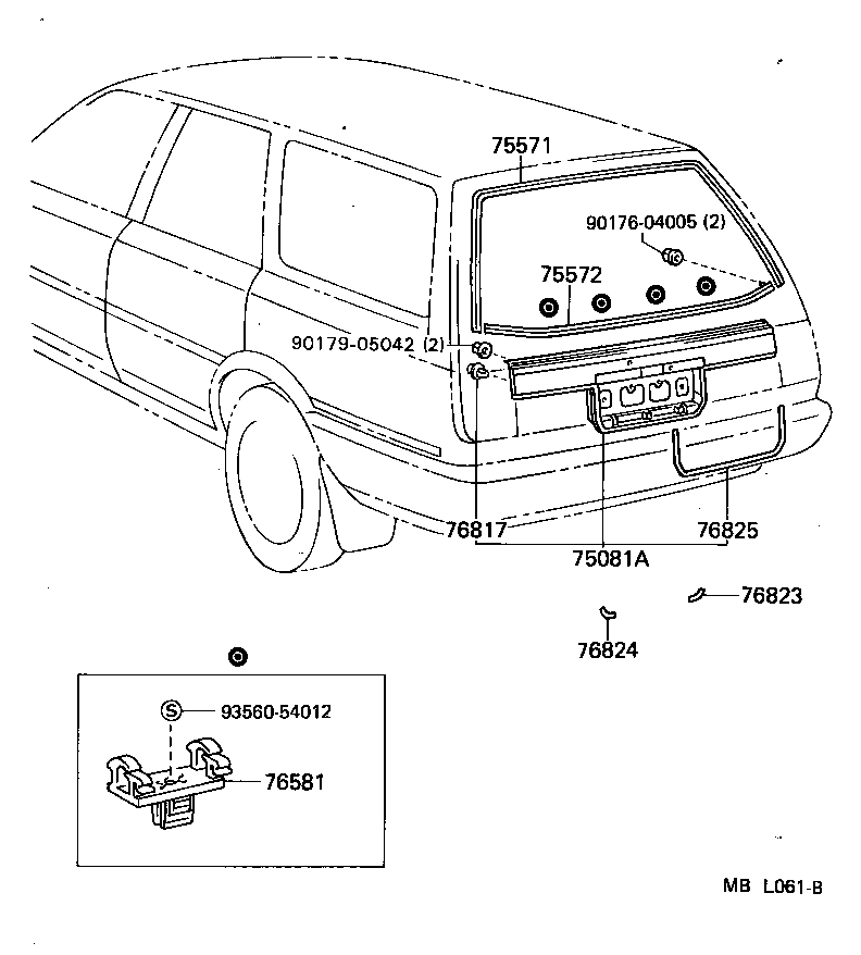 Rear Moulding