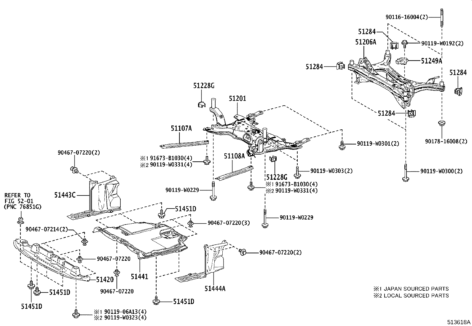 Suspension Crossmember & Under Cover