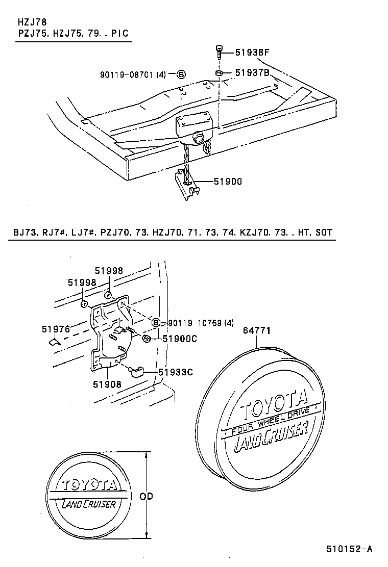 Spare Wheel Carrier