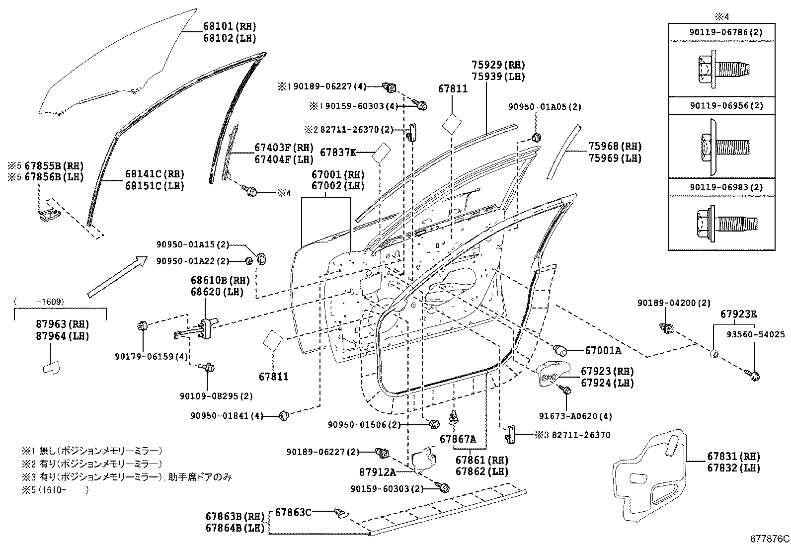 Front Door Panel & Glass