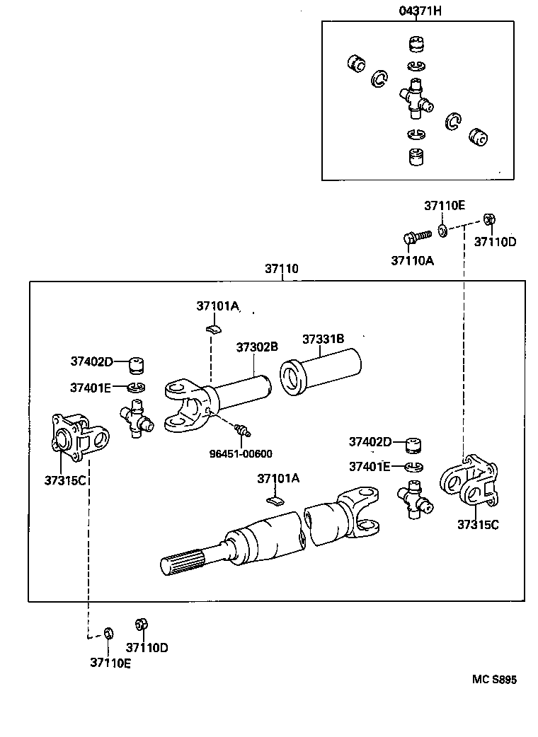 Propeller Shaft & Universal Joint