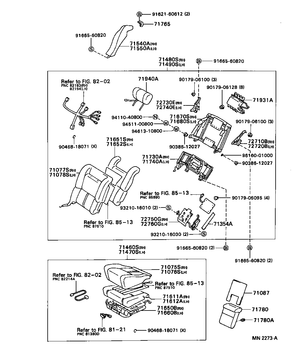 Rear Seat & Seat Track