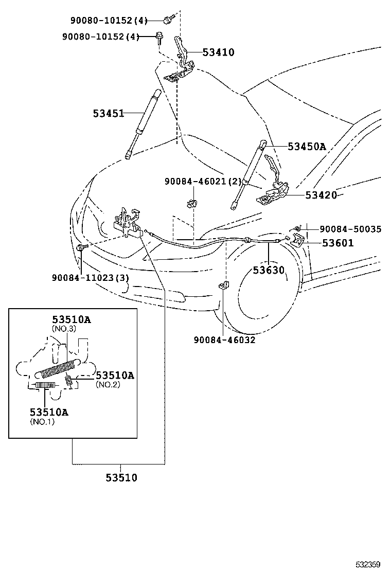 Hood Lock & Hinge