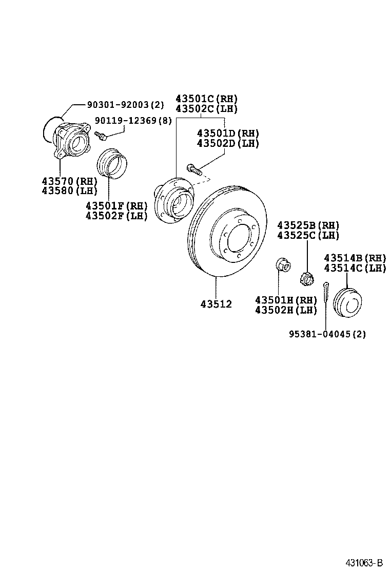 Front Axle Hub