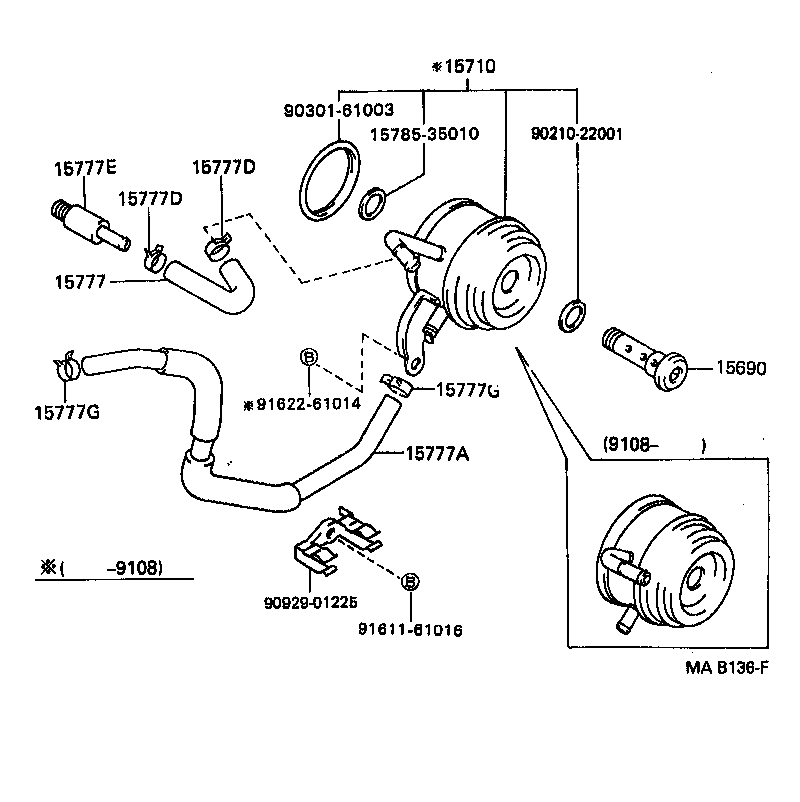 Enfriador de aceite del motor