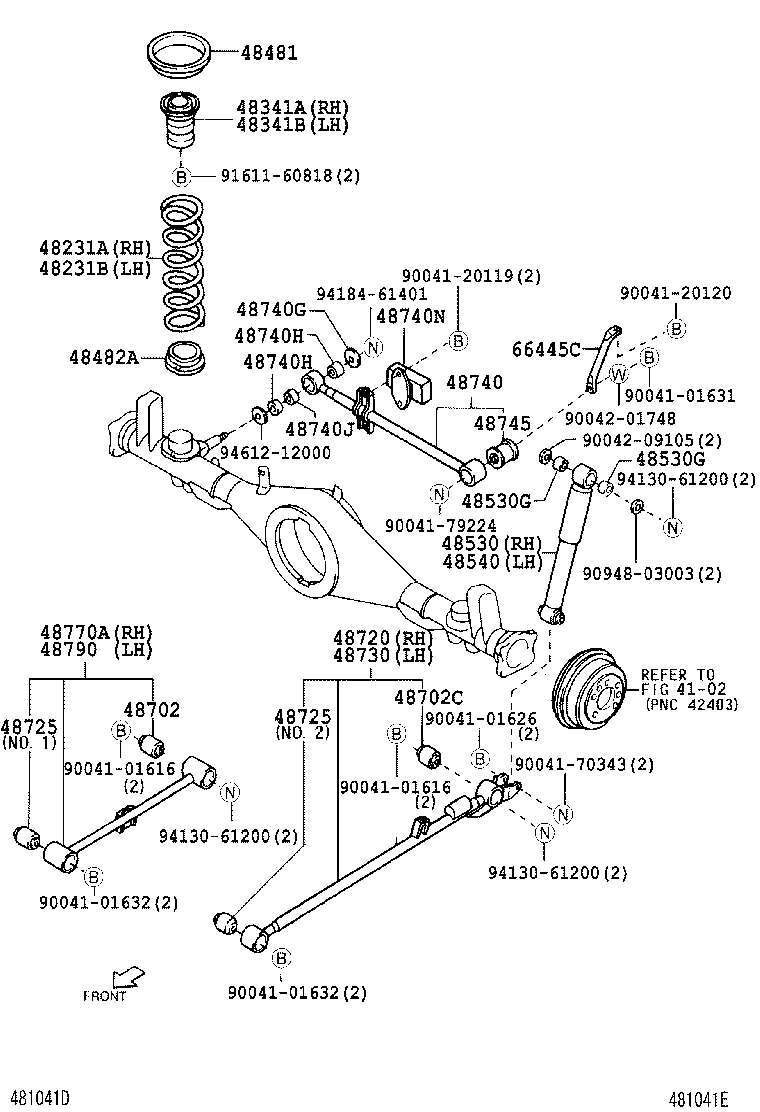 Rear Spring & Shock Absorber