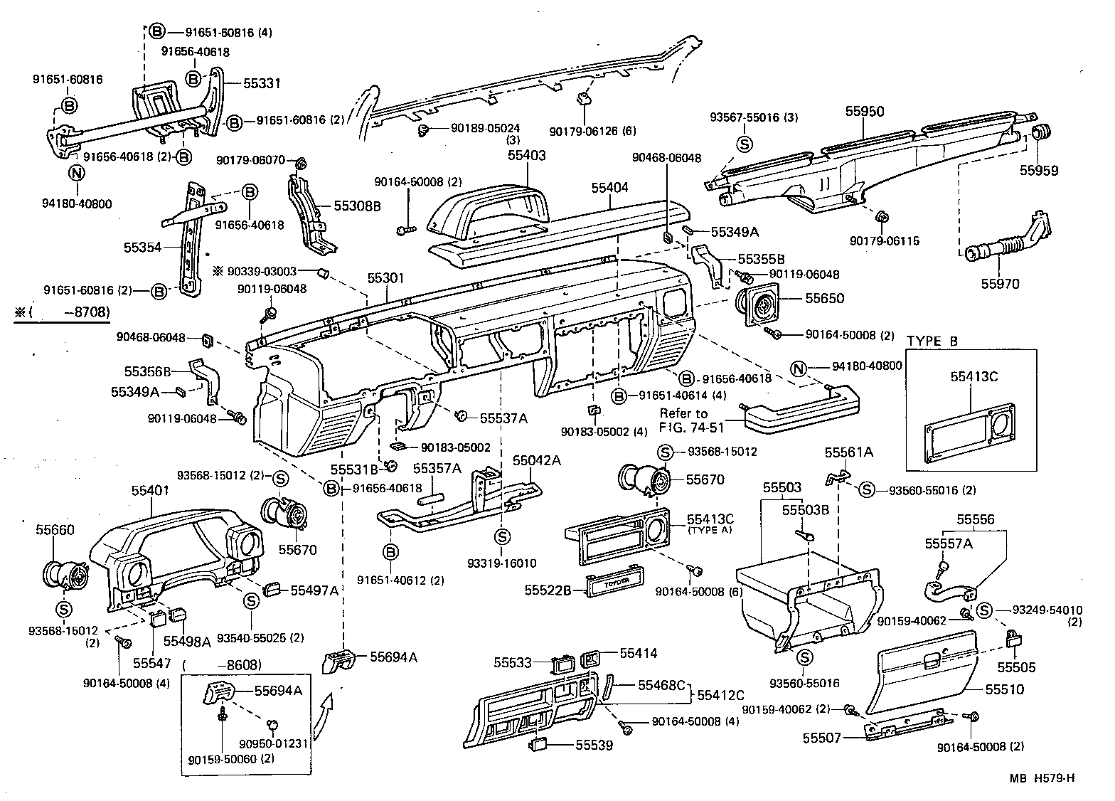 Instrument Panel Glove Compartment