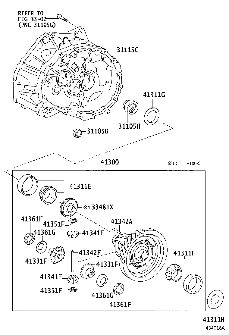 Front Axle Housing & Differential