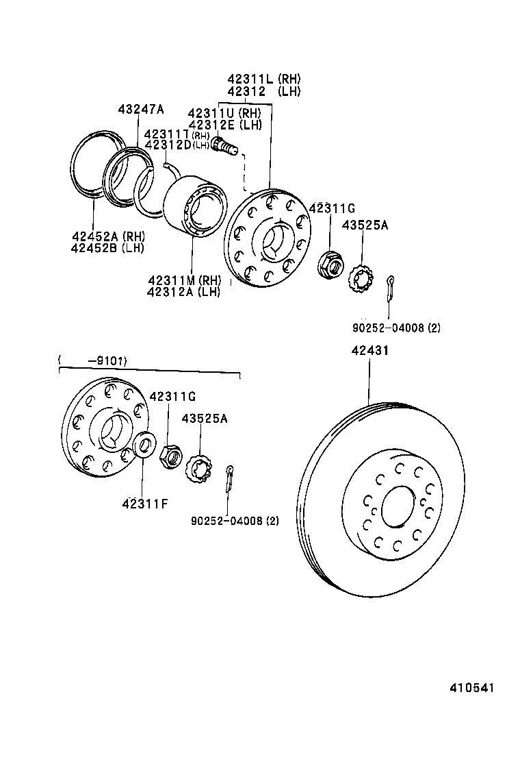 Rear Axle Shaft Hub