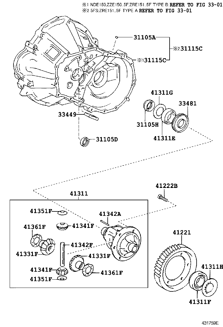 Front Axle Housing & Differential