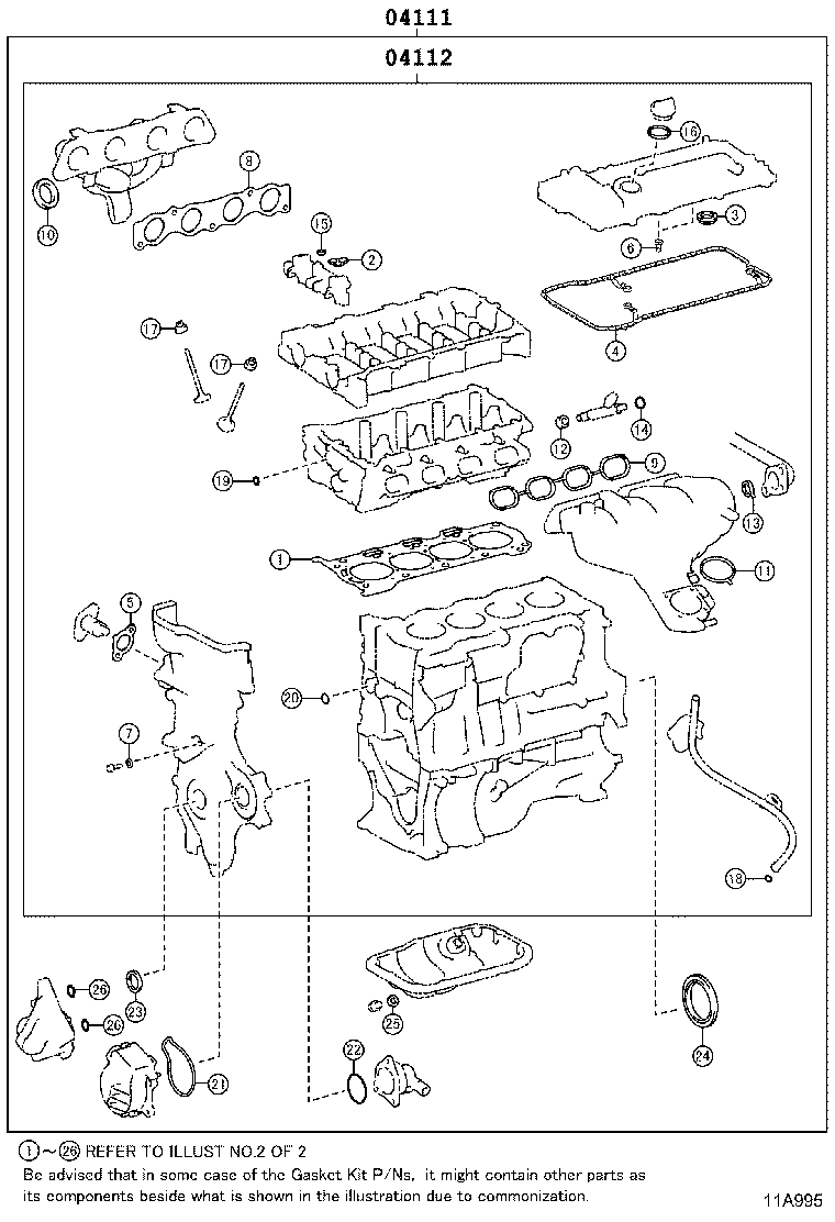 Engine Overhaul Gasket Kit