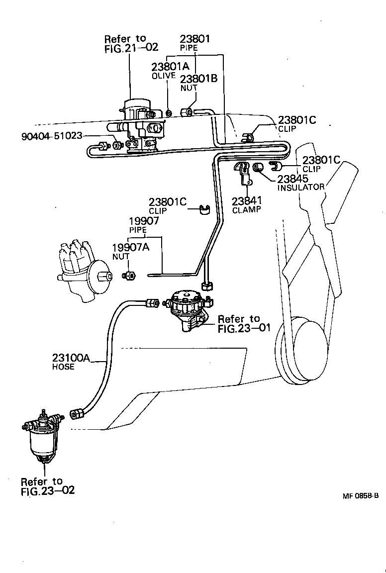 Fuel Pipe Clamp