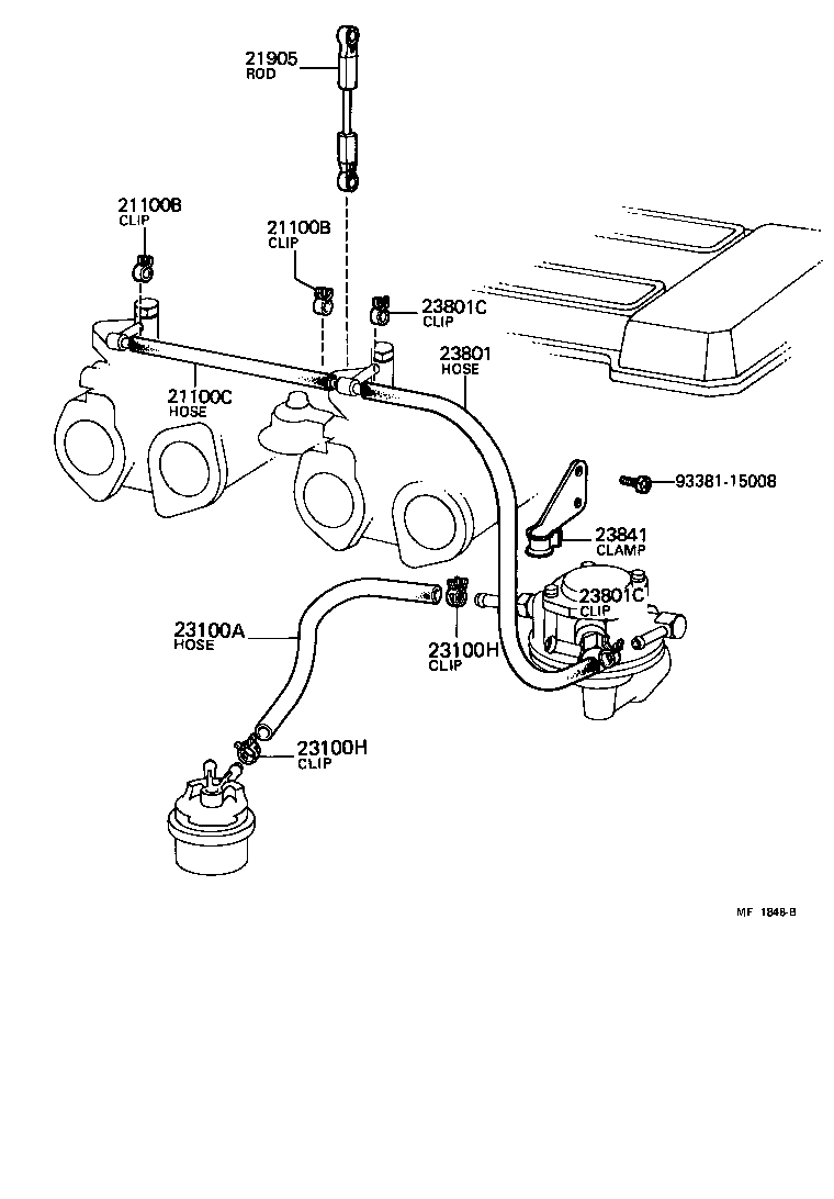 Fuel Pipe Clamp