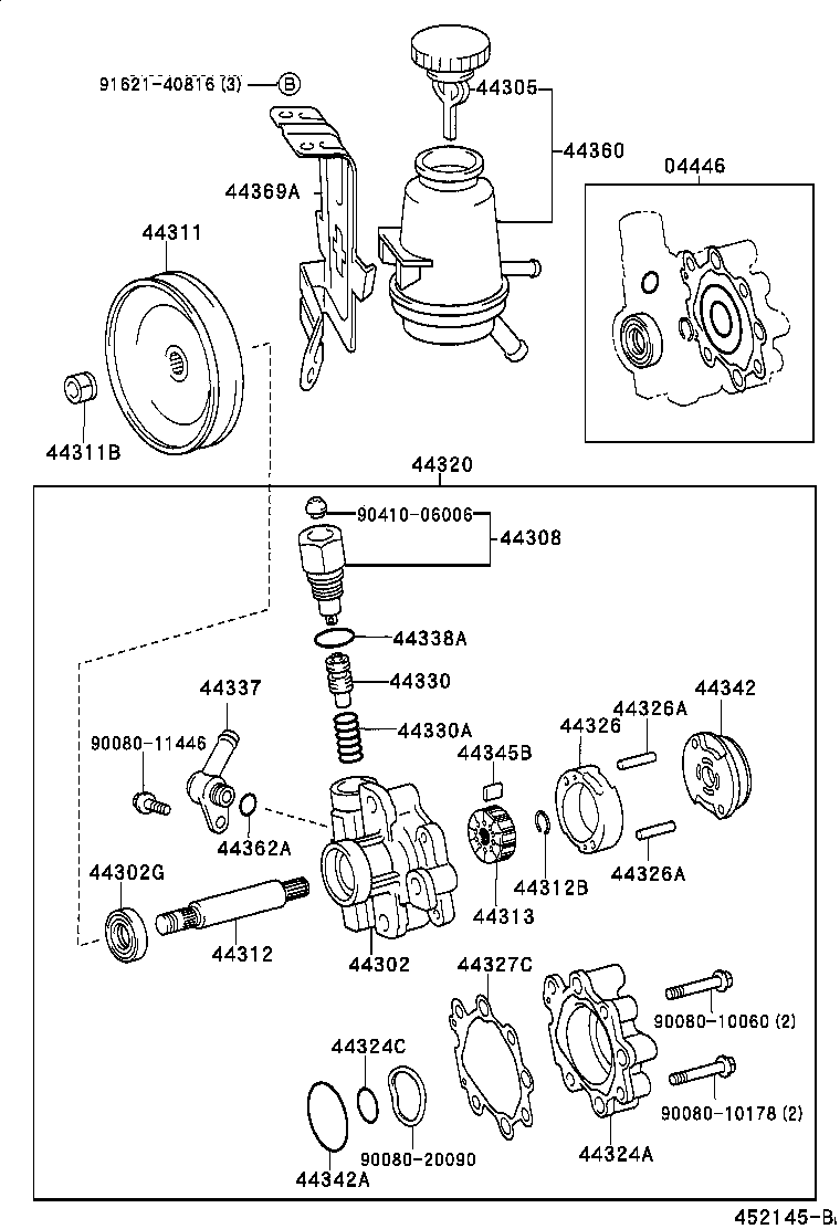 Vane Pump & Reservoir