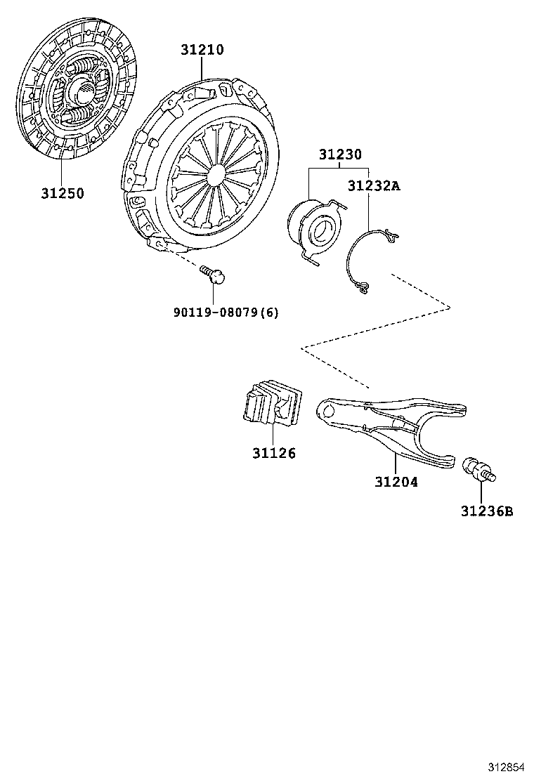 Clutch & Release Fork