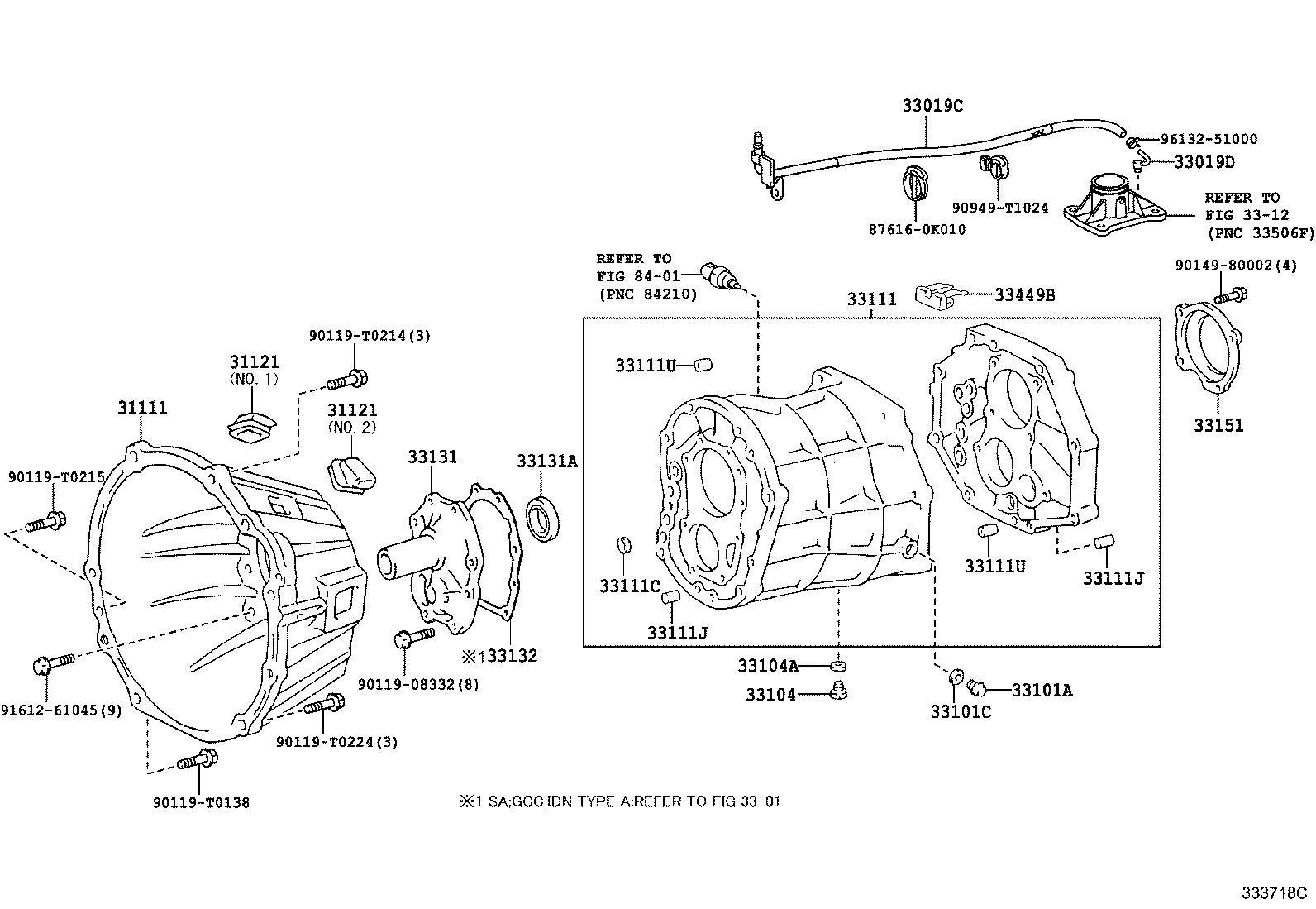Clutch Housing + Transmission Case