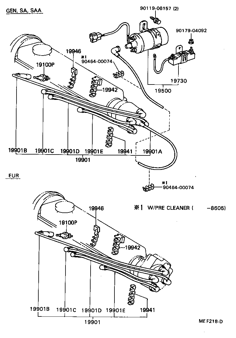 Bobina de encendido Bujía Bujía de precalentamiento