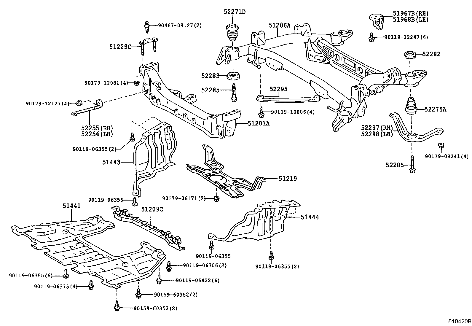 Suspension Crossmember & Under Cover
