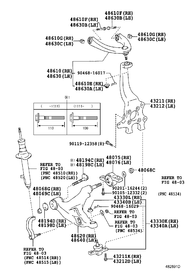 Front Axle Arm Steering Knuckle