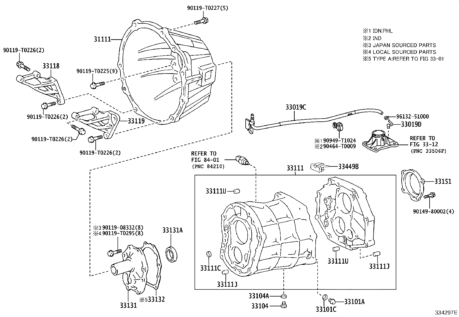 Clutch Housing + Transmission Case