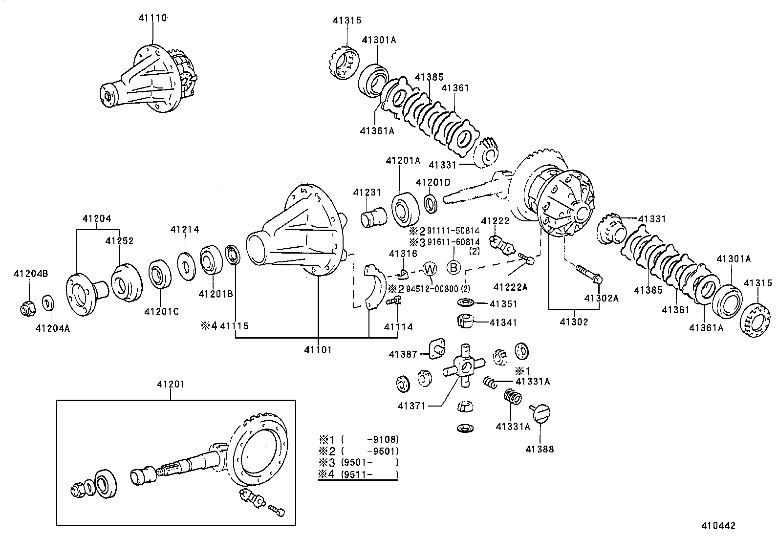 Rear Axle Housing Differential