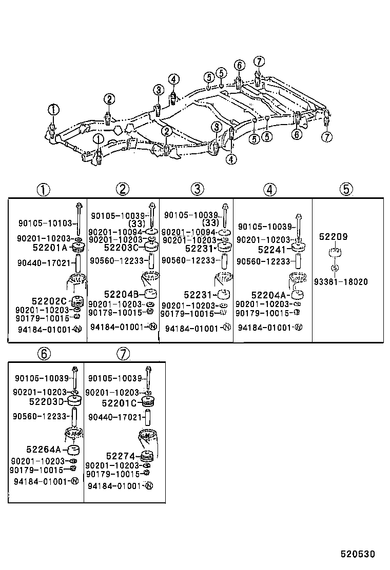 Cab Mounting & Body Mounting