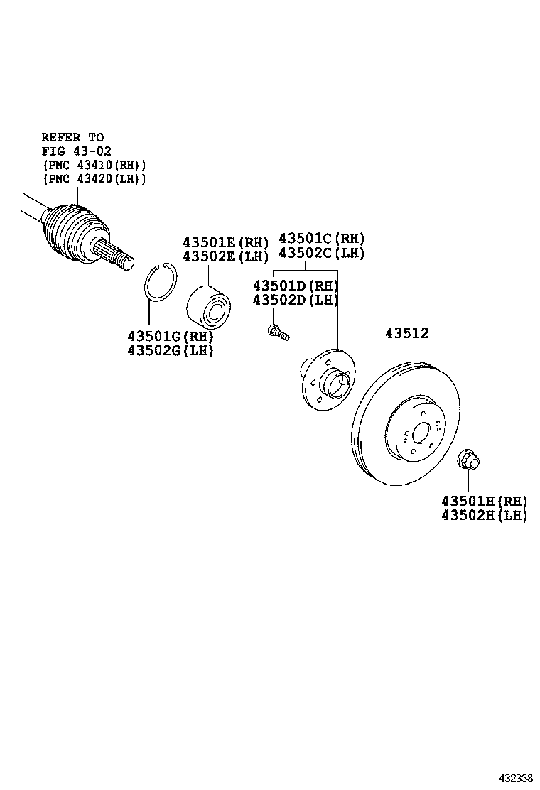 Front Axle Hub