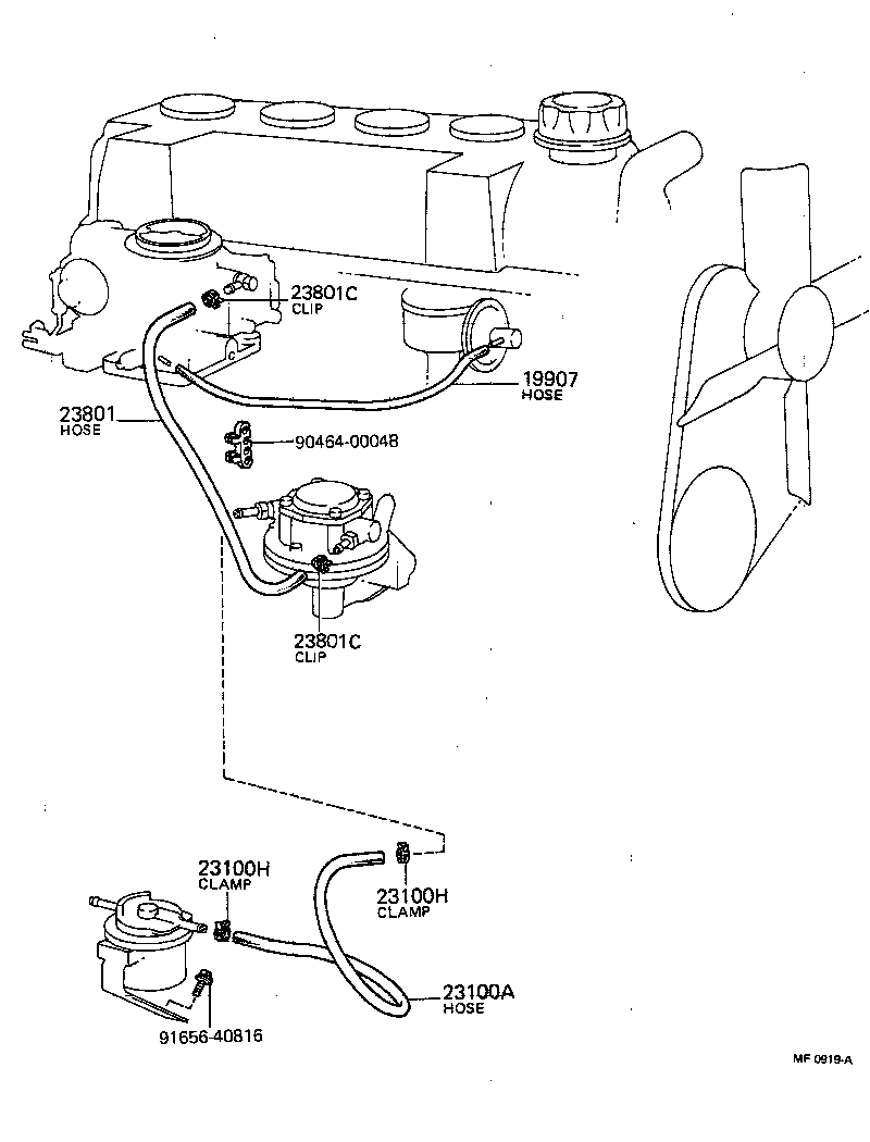 Fuel Pipe Clamp