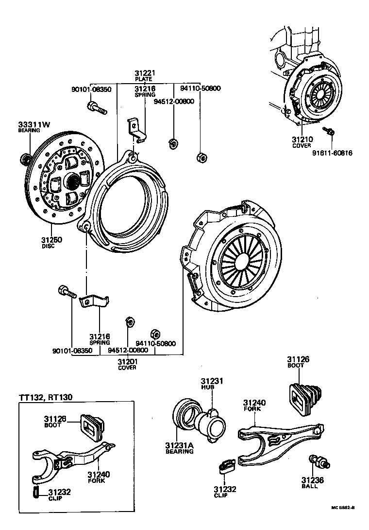 Clutch & Release Fork