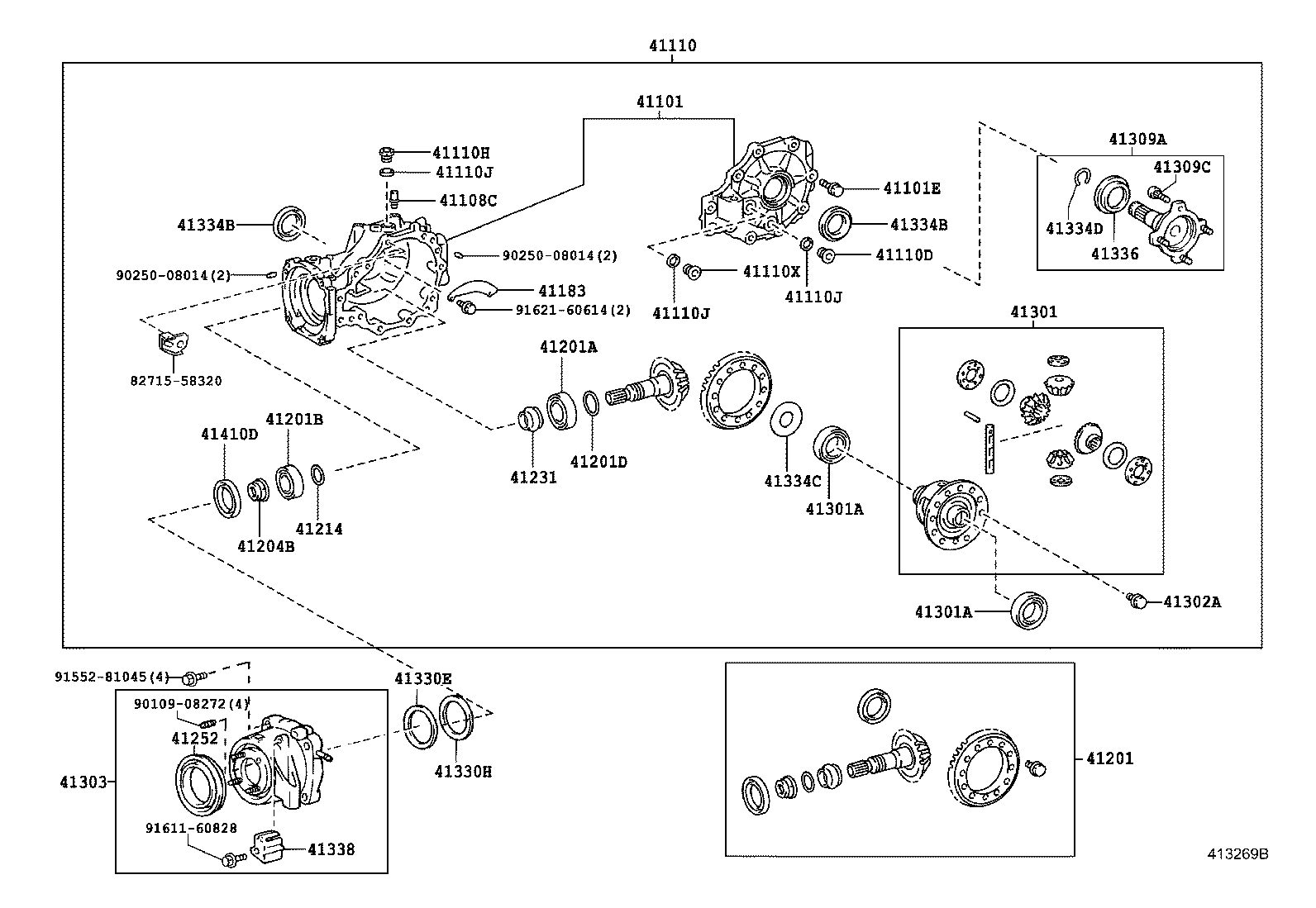 Rear Axle Housing Differential