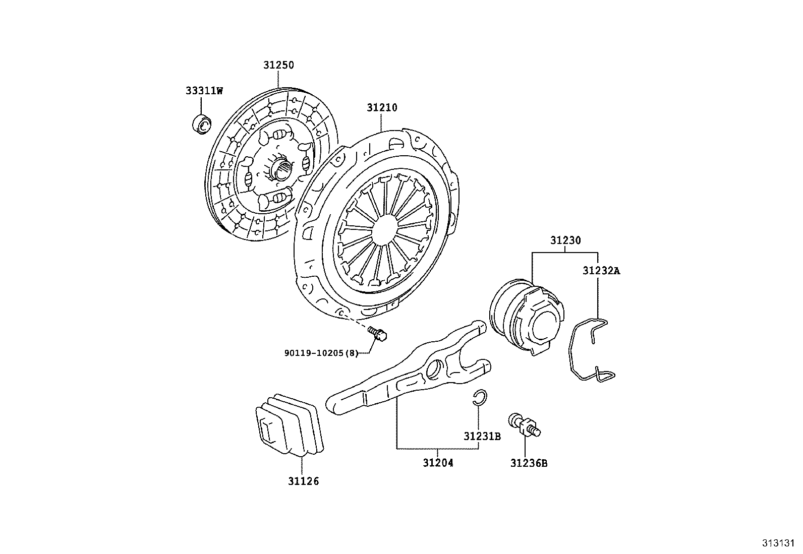 Clutch & Release Fork