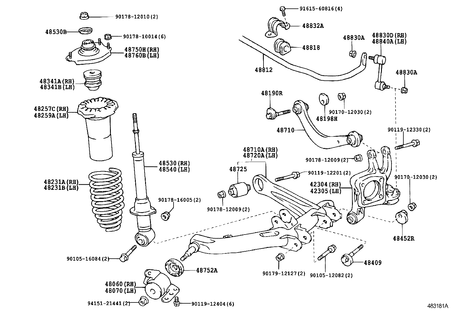 Rear Spring & Shock Absorber