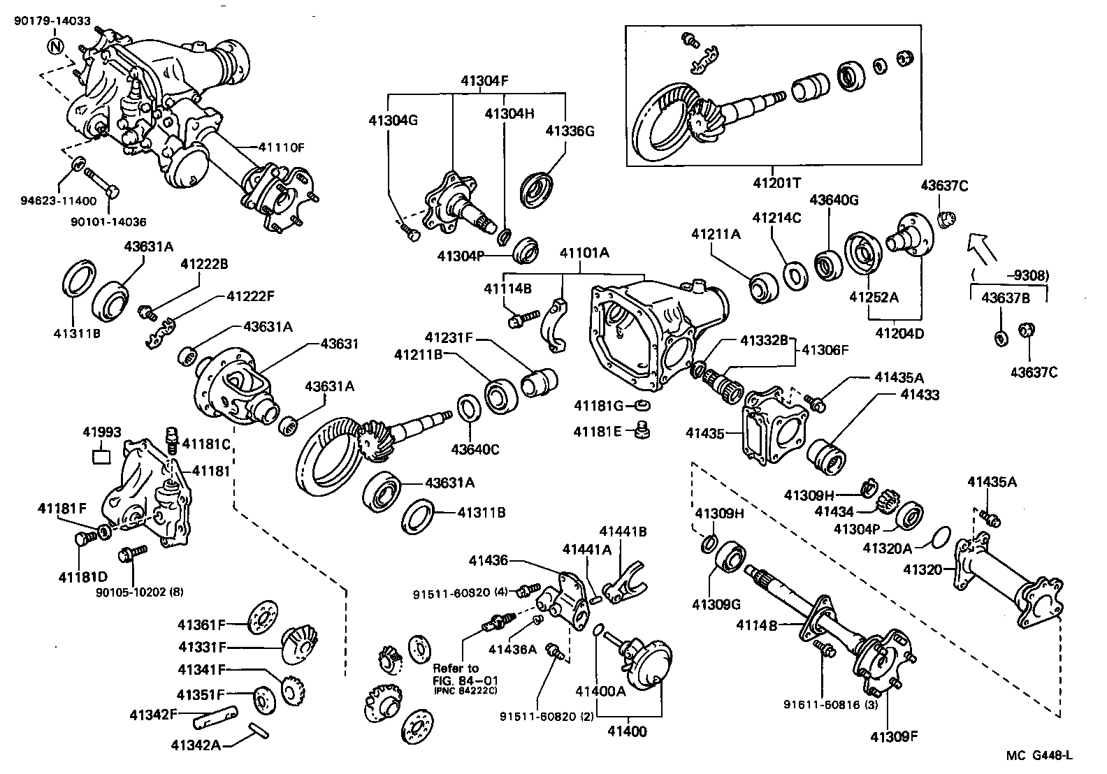 Front Axle Housing & Differential